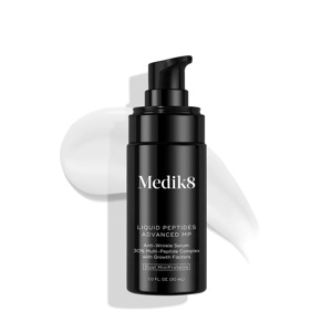 Пептидная лифтинг-сыворотка с биотехнологией Dual MiniProtein Medik8 Liquid Peptides Advanced MP Face Serum