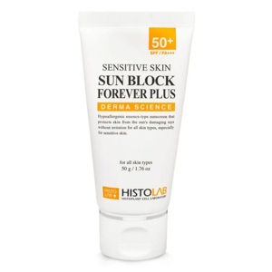 Солнцезащитная эссенция для чувствительной кожи SPF50 HistoLab Sensitive Skin Sun Block Forever Plus SPF 50