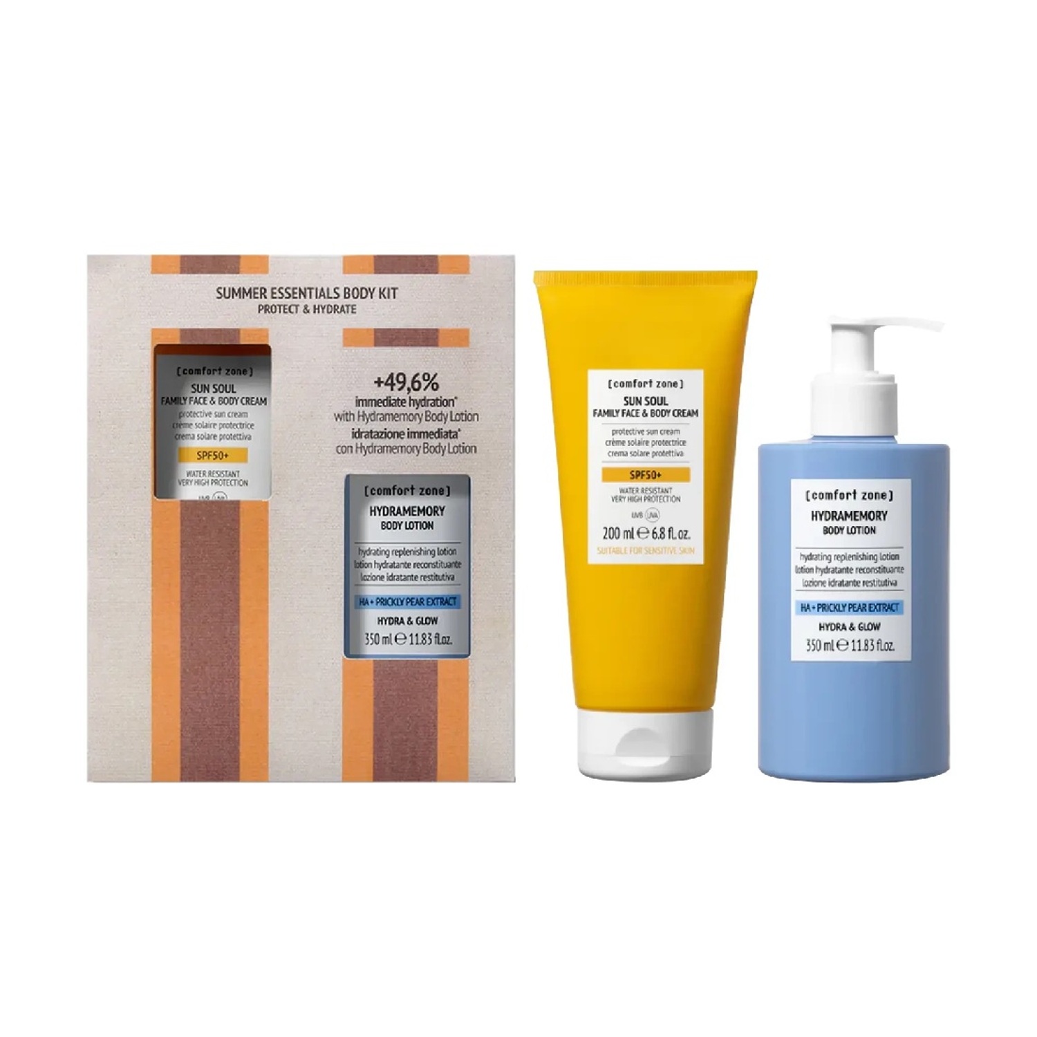 Сонцезахисний набір для тіла Comfort Zone Sun Soul Protect & Hydrate Summer Kit