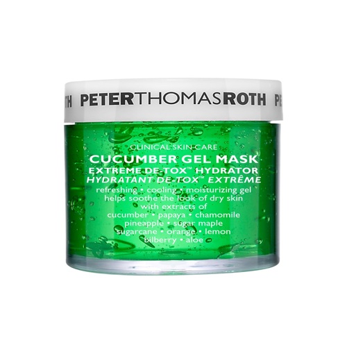 Гелевая маска для лица для интенсивного детоксикации и увлажнения PTR Cucumber Gel Mask Extreme De-Tox Hydrator