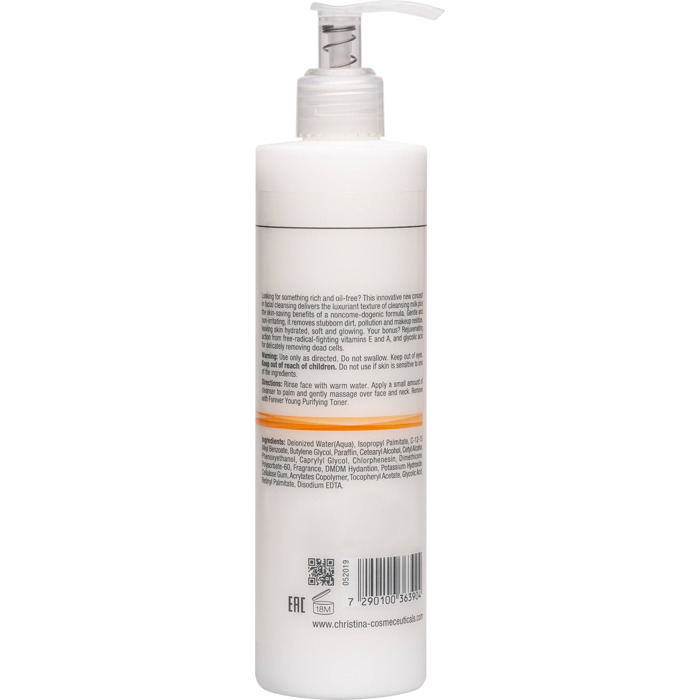 Ніжне очищувальне молочко CHRISTINA Forever Young Gentle Cleansing Milk
