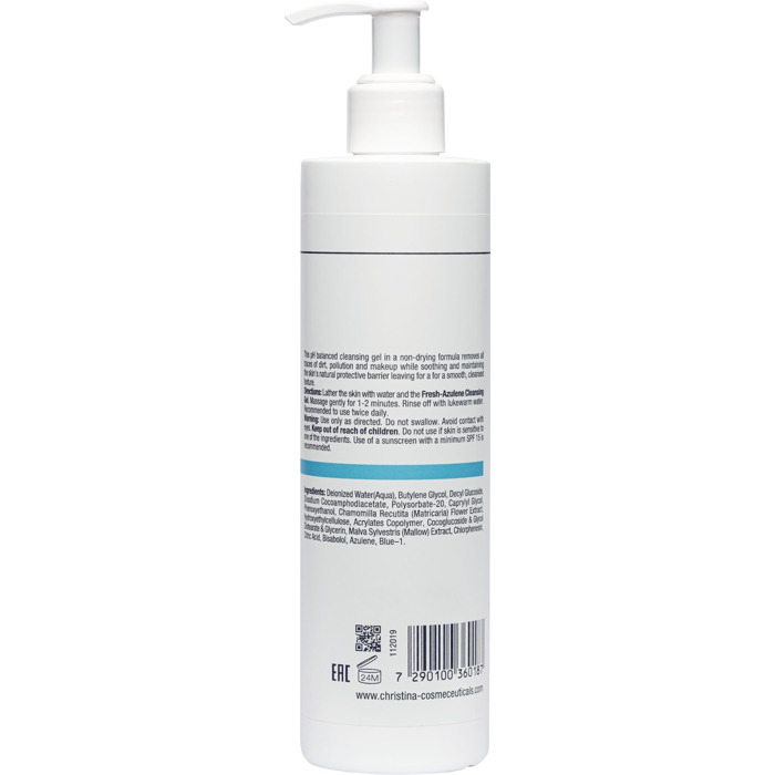 Азуленовий очищувальний гель для чутливої шкіри CHRISTINA Fresh Azulene Cleansing Gel