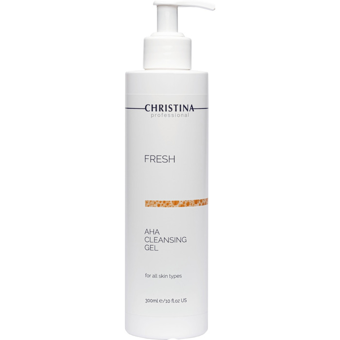 Очищувальний гель з фруктовими кислотами для всіх типів шкіри CHRISTINA Fresh AHA Cleansing Gel