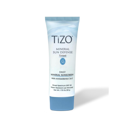 Мінеральний сонцезахисний крем з відтінком TiZO Mineral Sun Defense Tinted SPF 50