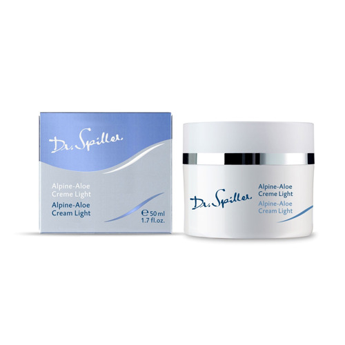 Легкий крем для обезвоженной и чувствительной кожи Dr.Spiller Alpine-Aloe Cream Light