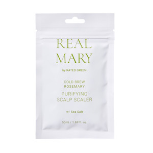 Очищающая маска саше для кожи головы с морской солью Rated Green Real Mary Purifying Scalp Scaler