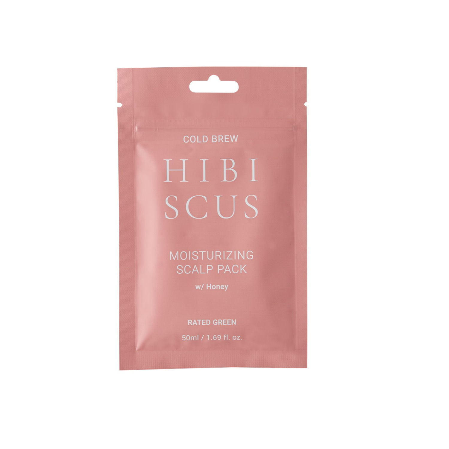 Увлажняющая маска саше с соком гибискуса Rated Green Cold Brew Hibiscus Moisturizing Scalp Pack