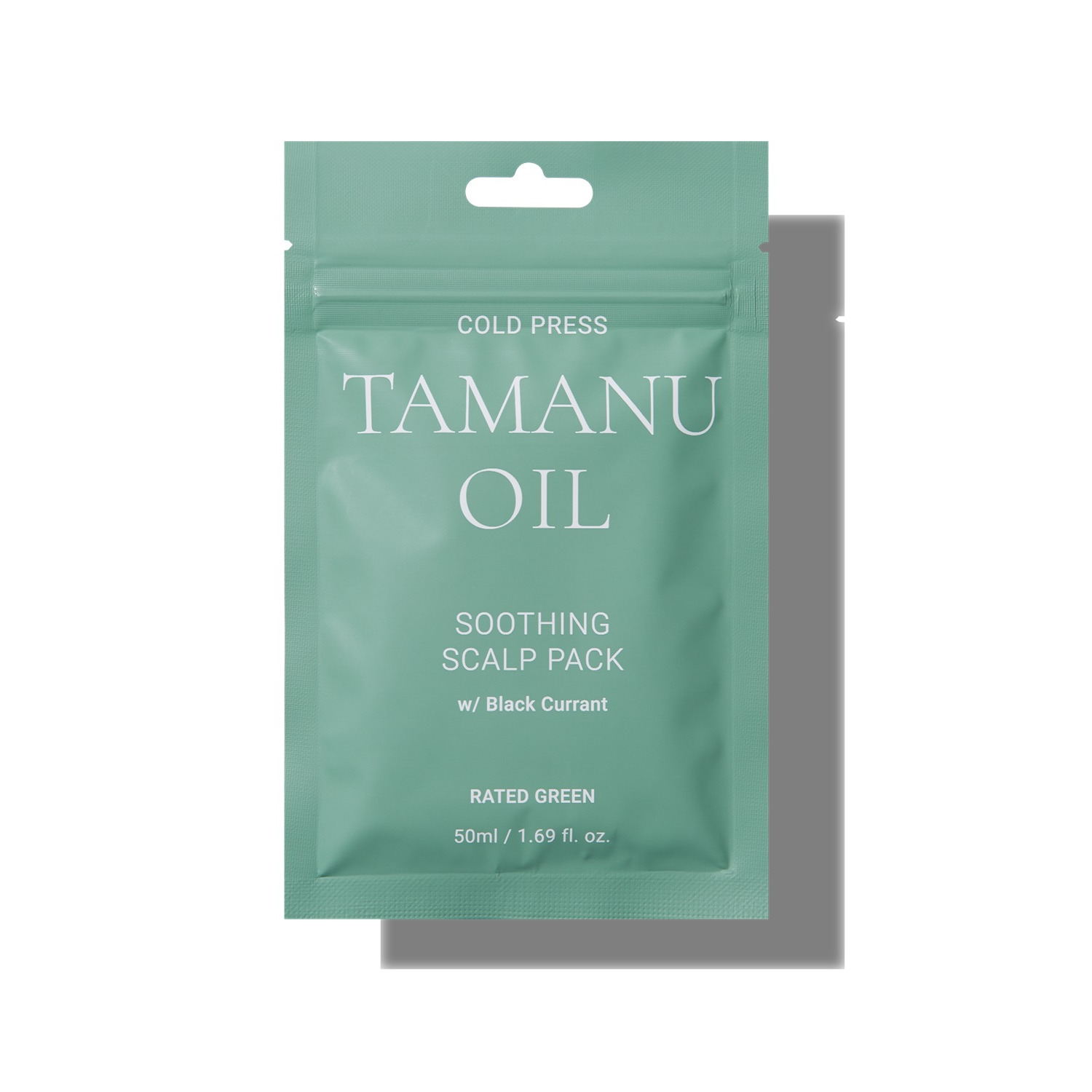 Успокаивающая маска саше с маслом тамана Rated Green Cold Press Tamanu Soothing Scalp Pack