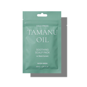 Успокаивающая маска саше с маслом тамана Rated Green Cold Press Tamanu Soothing Scalp Pack