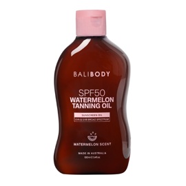 Масло для загара с арбузными семенами Bali Body Watermelon Tanning Oil SPF50