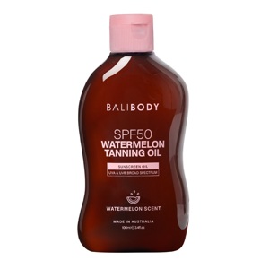 Масло для загара с арбузными семенами Bali Body Watermelon Tanning Oil SPF50