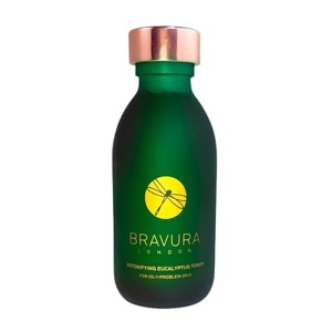 Эвкалиптовый тонер с 15% AHA/BHA кислотами и камфорой Bravura London Detoxifying Eucalyptus Astringent Toner