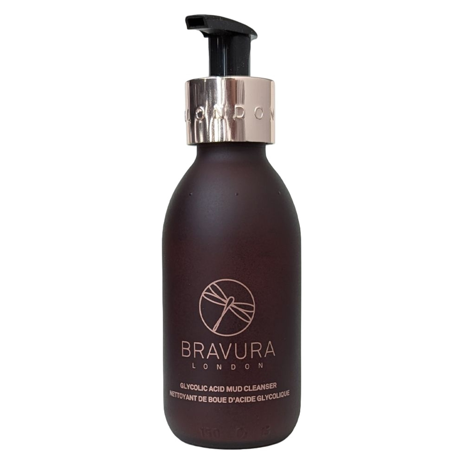 Гель для умывания и эксфолиации Bravura London Hot Cloth Volcanic Mud Cleanser & Masque