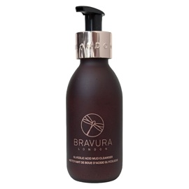 Гель для вмивання та ексфоліації Bravura London Hot Cloth Volcanic Mud Cleanser & Masque