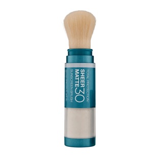 Сонцезахисна матуюча пудра з пензлем Colorescience Sunforgettable Total Protection Sheer Matte SPF 30