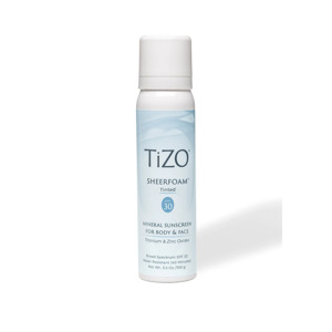 Минеральная солнцезащитная пенка для лица и тела без оттенка SheerFoam Body & Face Non-Tinted SPF 30