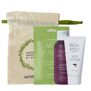 Набор миниатюр для волос Rated Green Real Prune