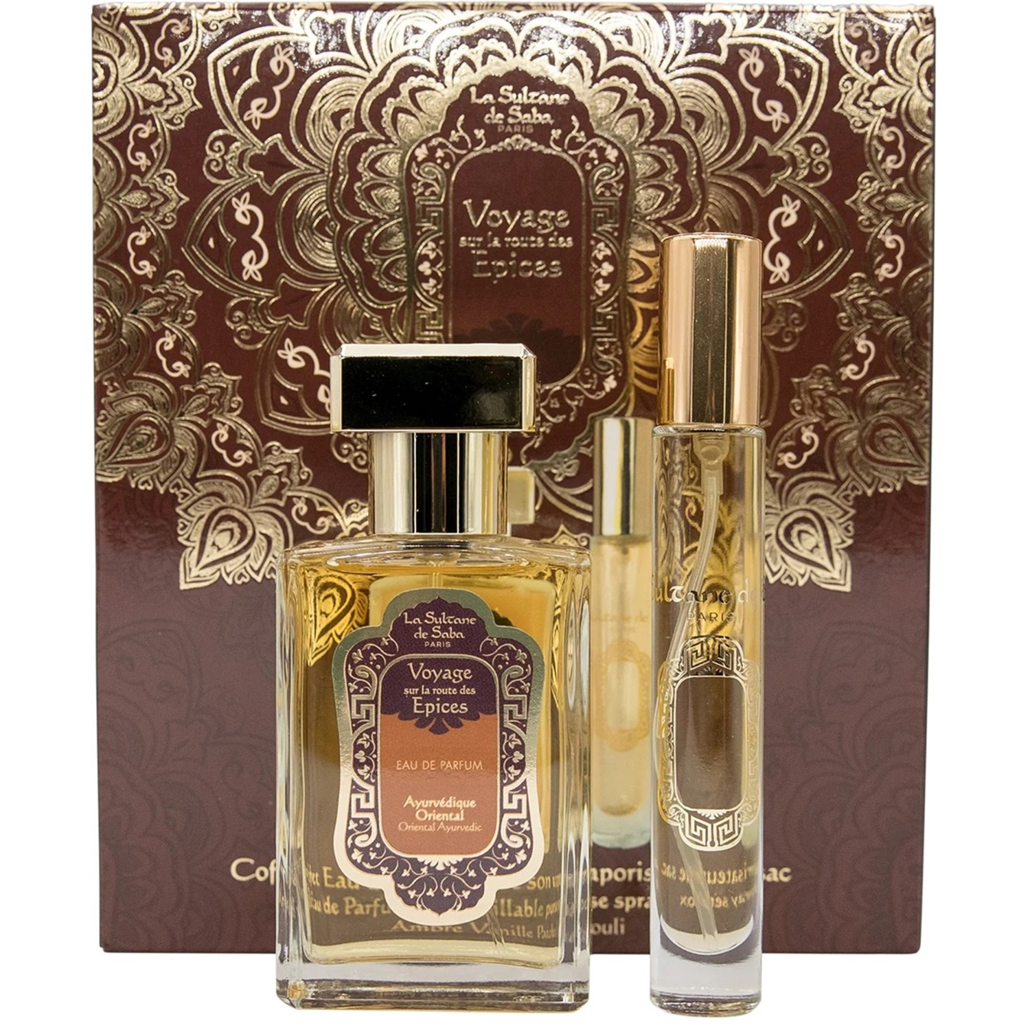 Подарочный набор Аюрведический La Sultane De Saba Perfume Gift Set Ayurvedic Amber Vanilla Patchouli