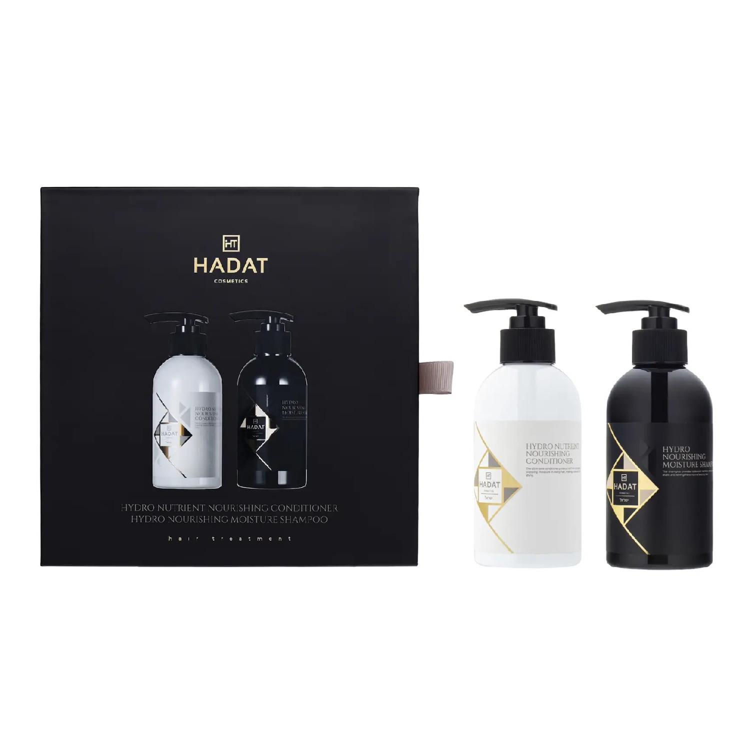 Набір для Інтенсивного Зволоження Hadat Hydro Nourishing Moisture Shampoo+ Hydro Nutrient Nourishing Conditioner