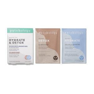 Набор масок Детокс + Укрепляющая Patchology SmartMud Duo - Detox + Hydrate
