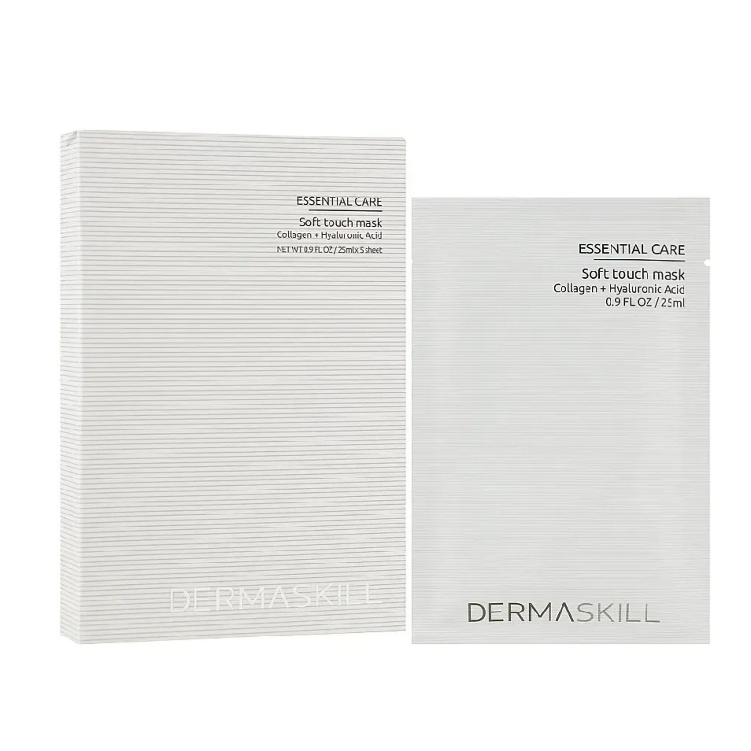 Набір тканинних масок з колагеном і гіалуроновою кислотою Dermaskill Soft Touch Mask