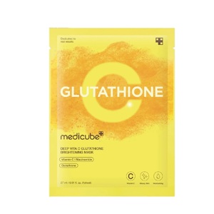 Тканевая маска с витамином С и глутатионом для освещения и сияния Medicube Deep Vita C Glutathione Brightening Mask