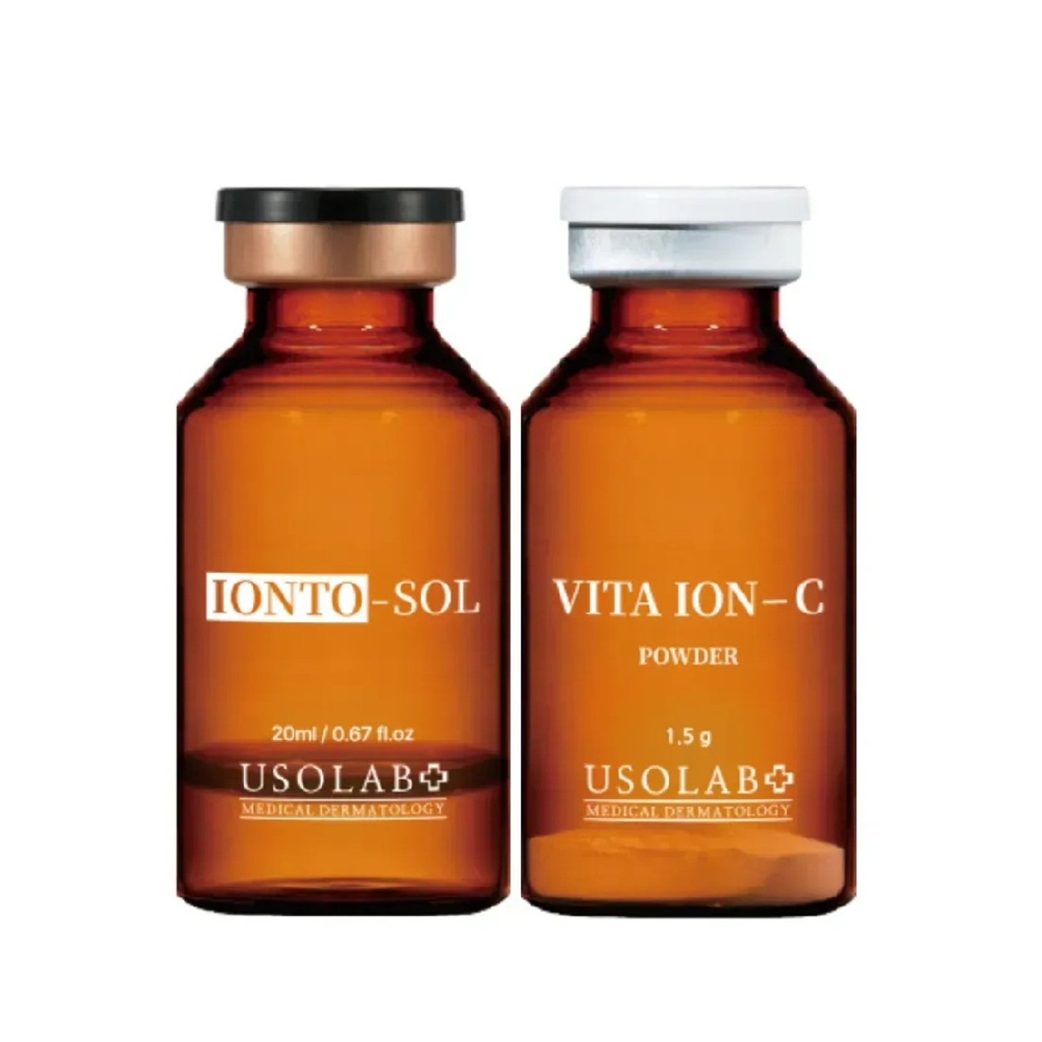 Сыворотка с активным витамином С и пептидами для осветления кожи Usolab Vita Ion-C Set