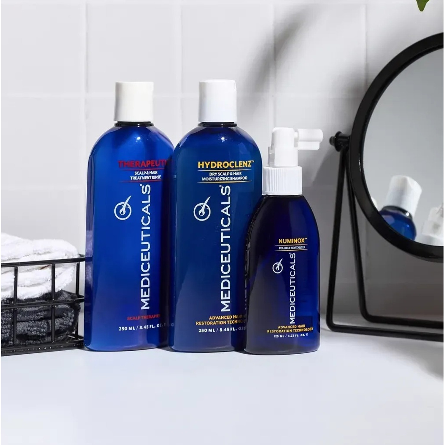 Набір проти випадіння волосся у чоловіків для сухої шкіри Mediceuticals Advanced Hair Restoration Kit