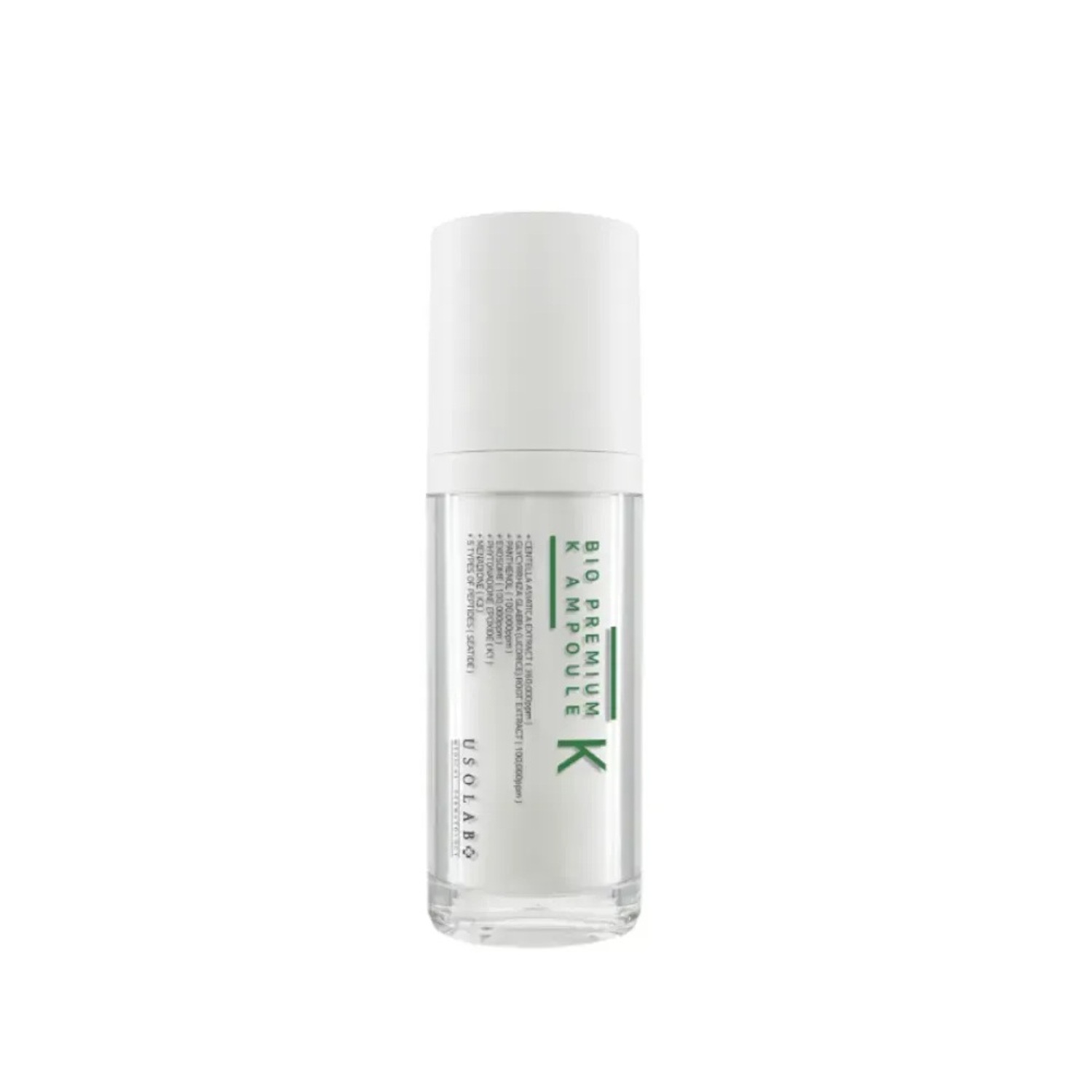 Заспокійлива, протизапальна та омолоджуюча кремова сироватка Usolab Bio Premium K Ampoule