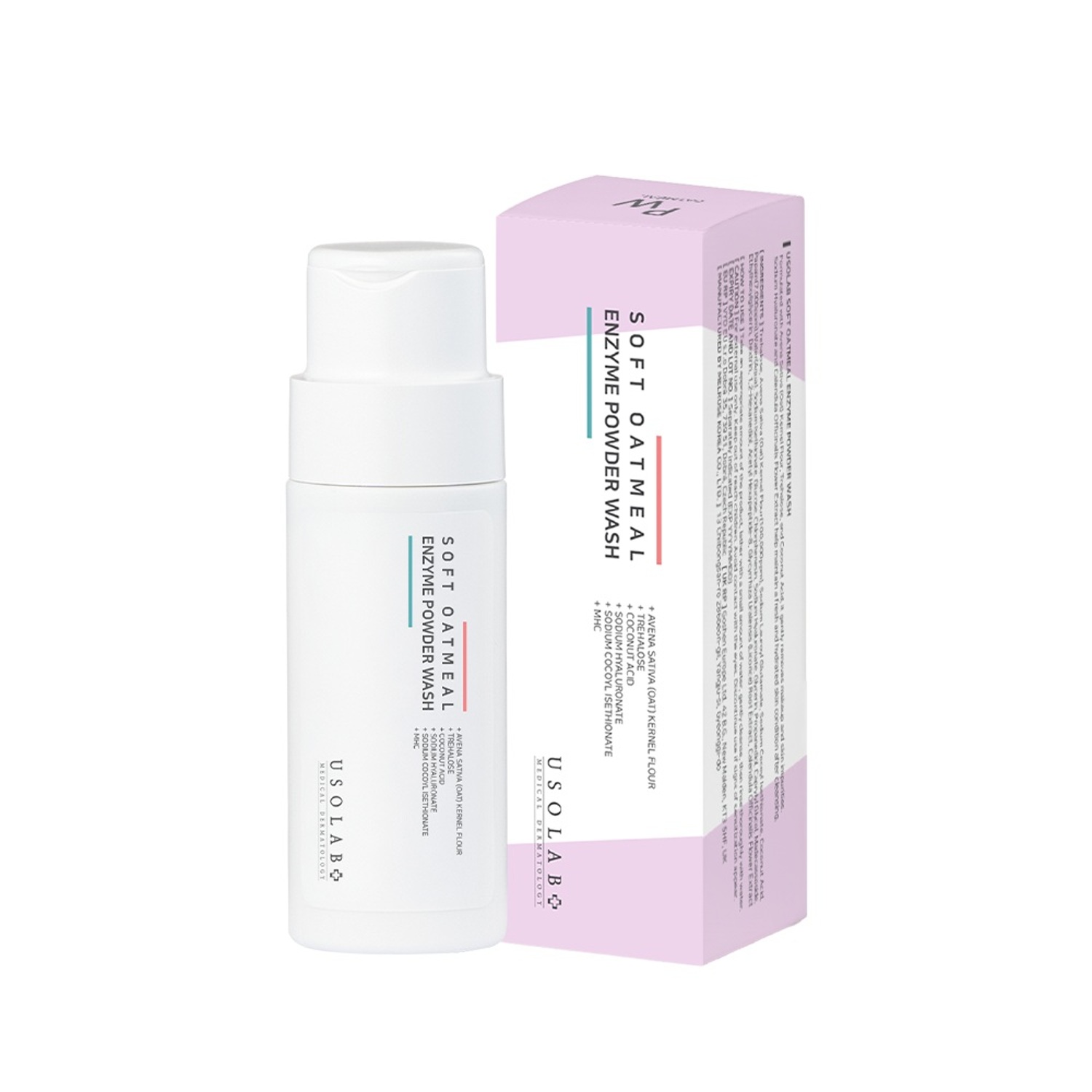 Делікатна ензимна пудра Usolab Soft Oatmeal Enzyme Powder Wash