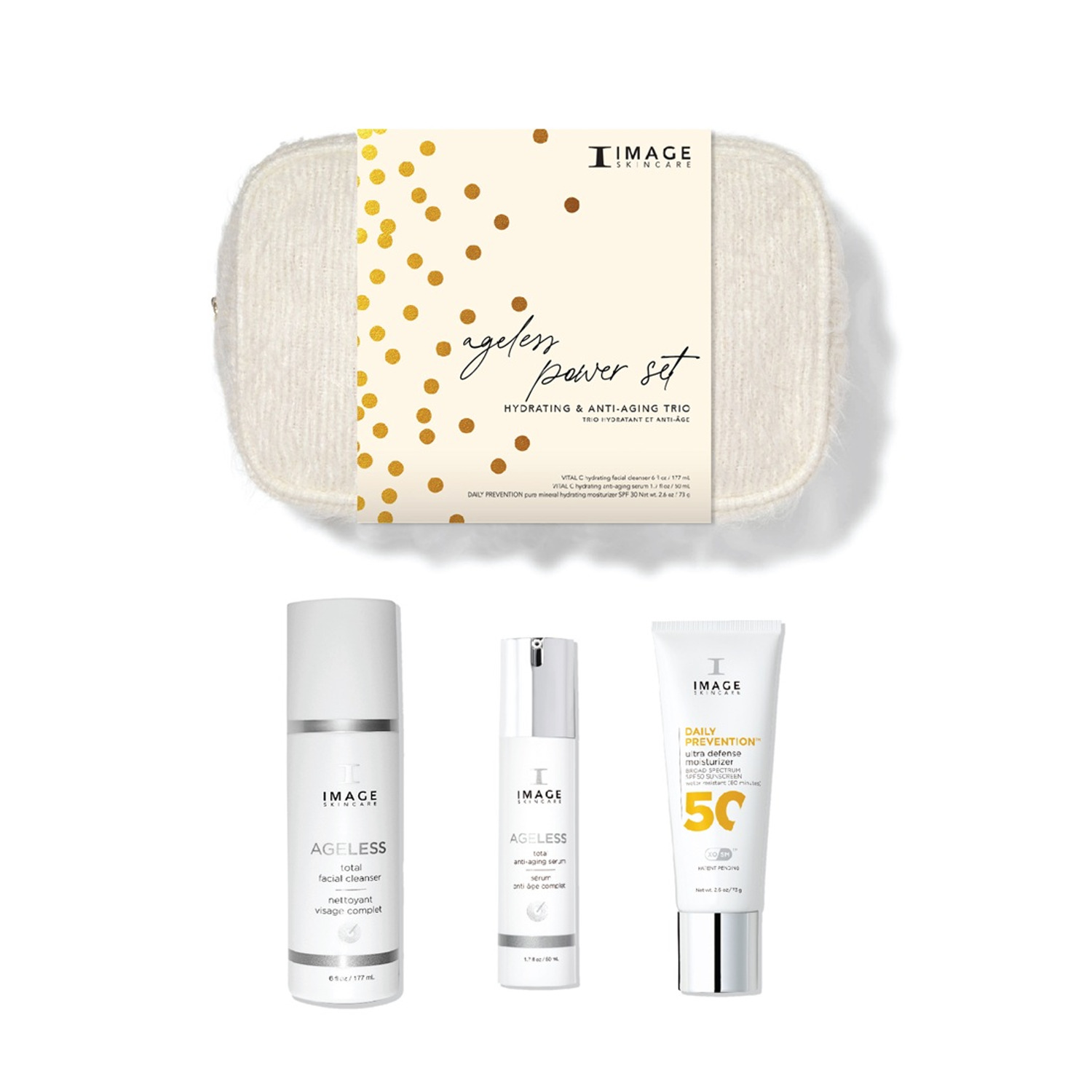 Набор с косметичкой тотальное омоложение IMAGE Ageless Power Set