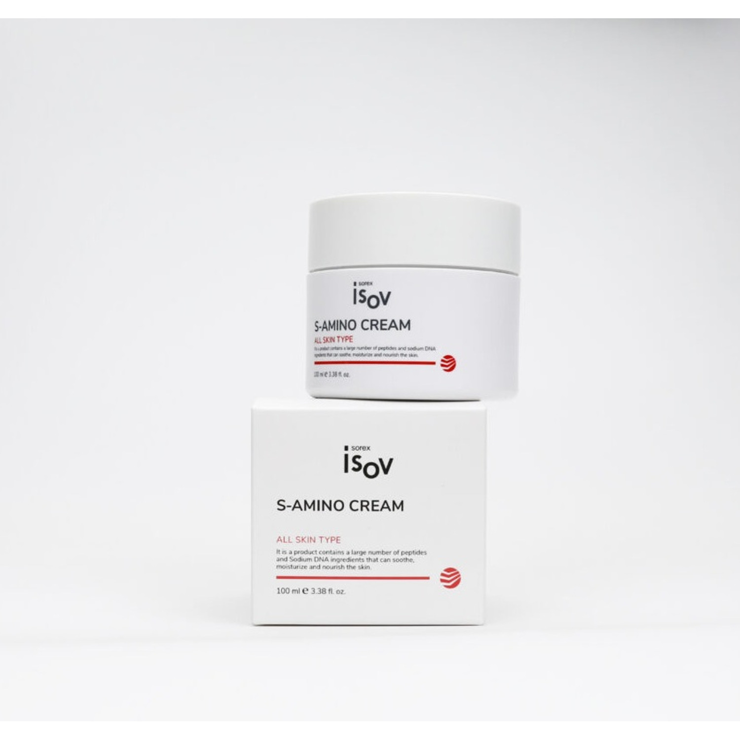 Омолоджуючий крем з пептидами і полінуклеотидами для ліфтингу Isov Sorex S-Amino Cream 100мл