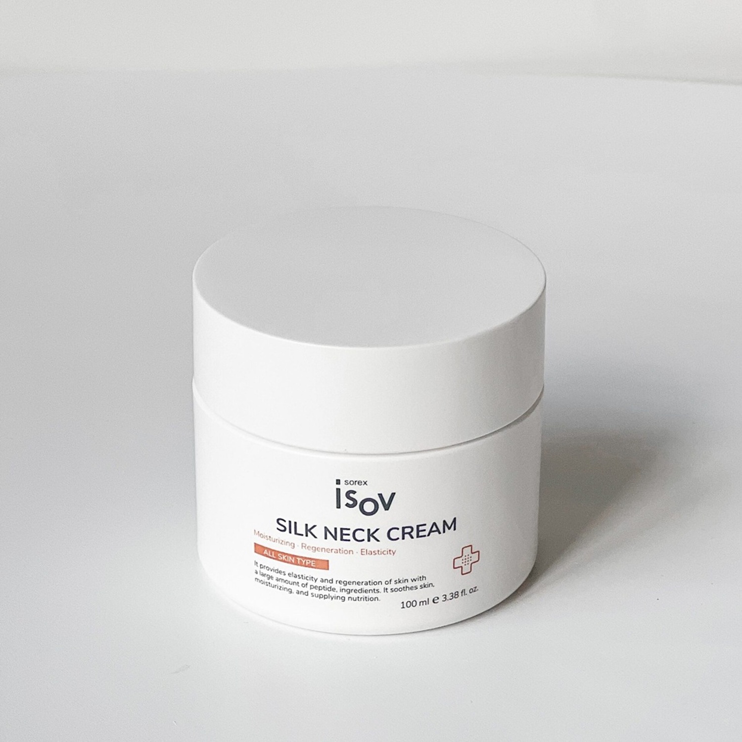 Омолоджуючий крем для шкіри шиї та декольте з полінуклеотидами та пептидами Isov Sorex Silk Neck Cream