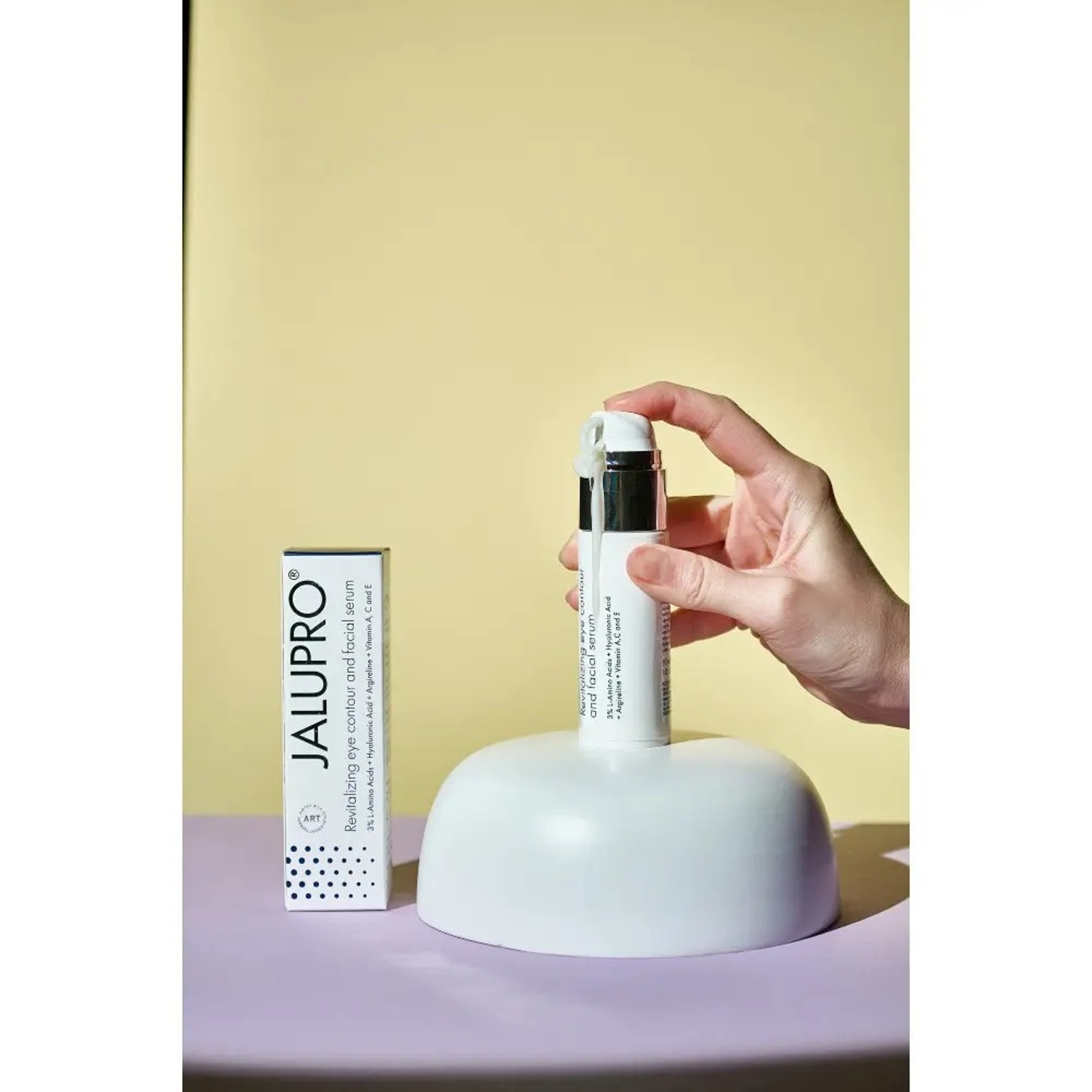 Антивозрастная сыворотка для зоны вокруг глаз с аминокислотами JALUPRO Eye Contour and Facial Serum