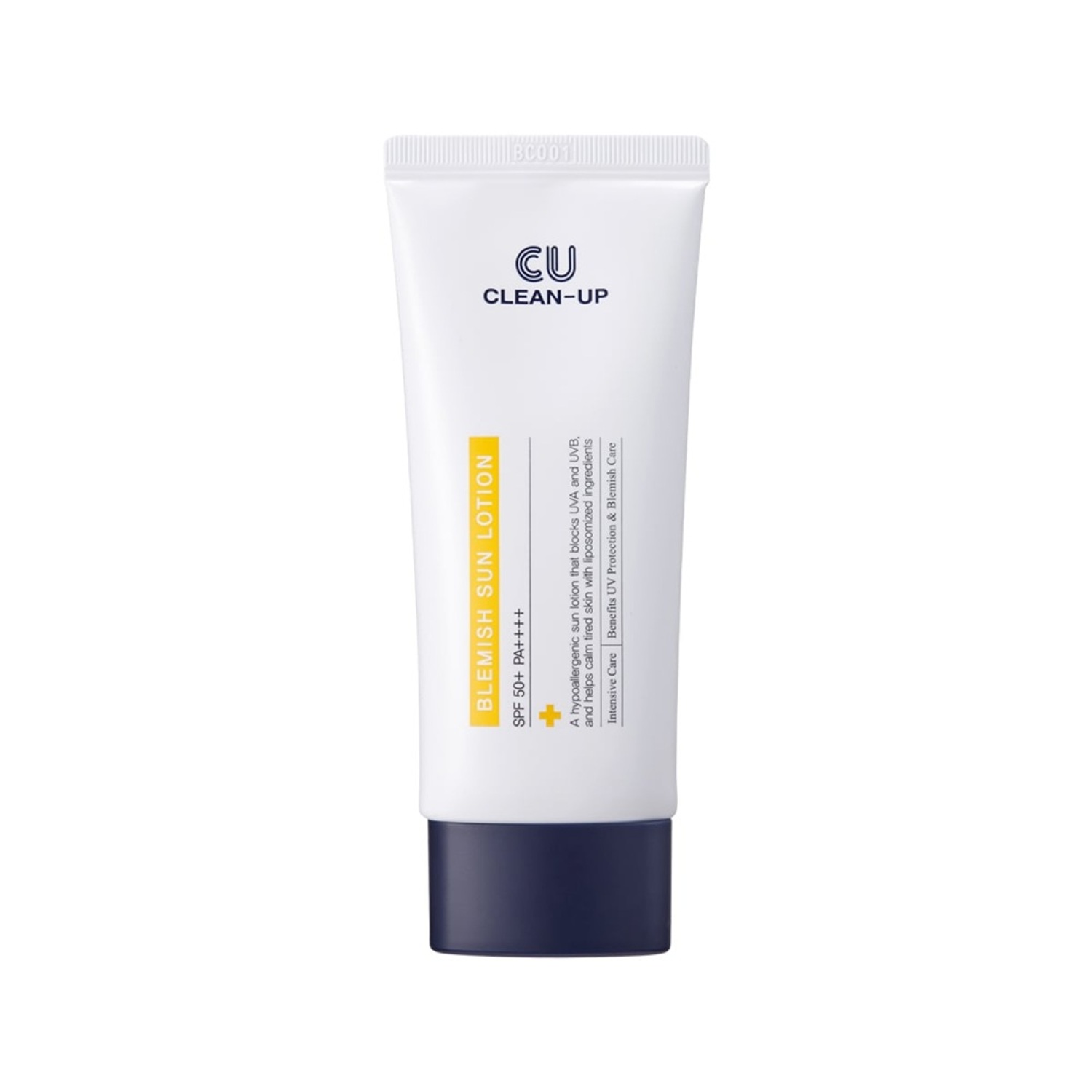 Сонцезахисний лосьйон з ліпосомами CU SKIN Clean-Up Blemish Sun Lotion SPF 50+ PA++++