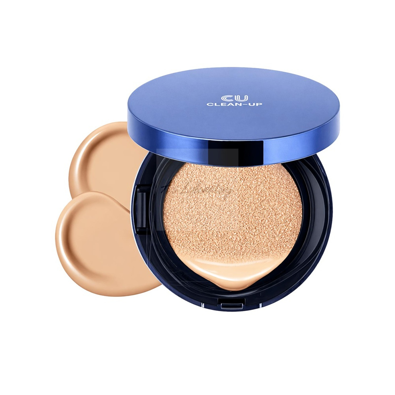 Інноваційний тональний кушон зі змінним блоком CU SKIN Clean-Up Skinfit Cushionpact SPF 50+ / PA+++ No.21