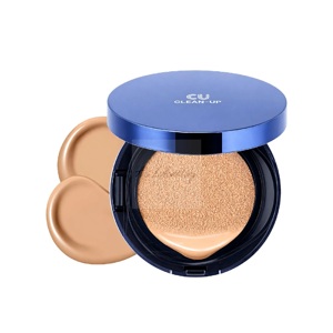 Інноваційний тональний кушон зі змінним блоком CU SKIN Clean-Up Skinfit Cushionpact SPF 50+ / PA+++ No.23