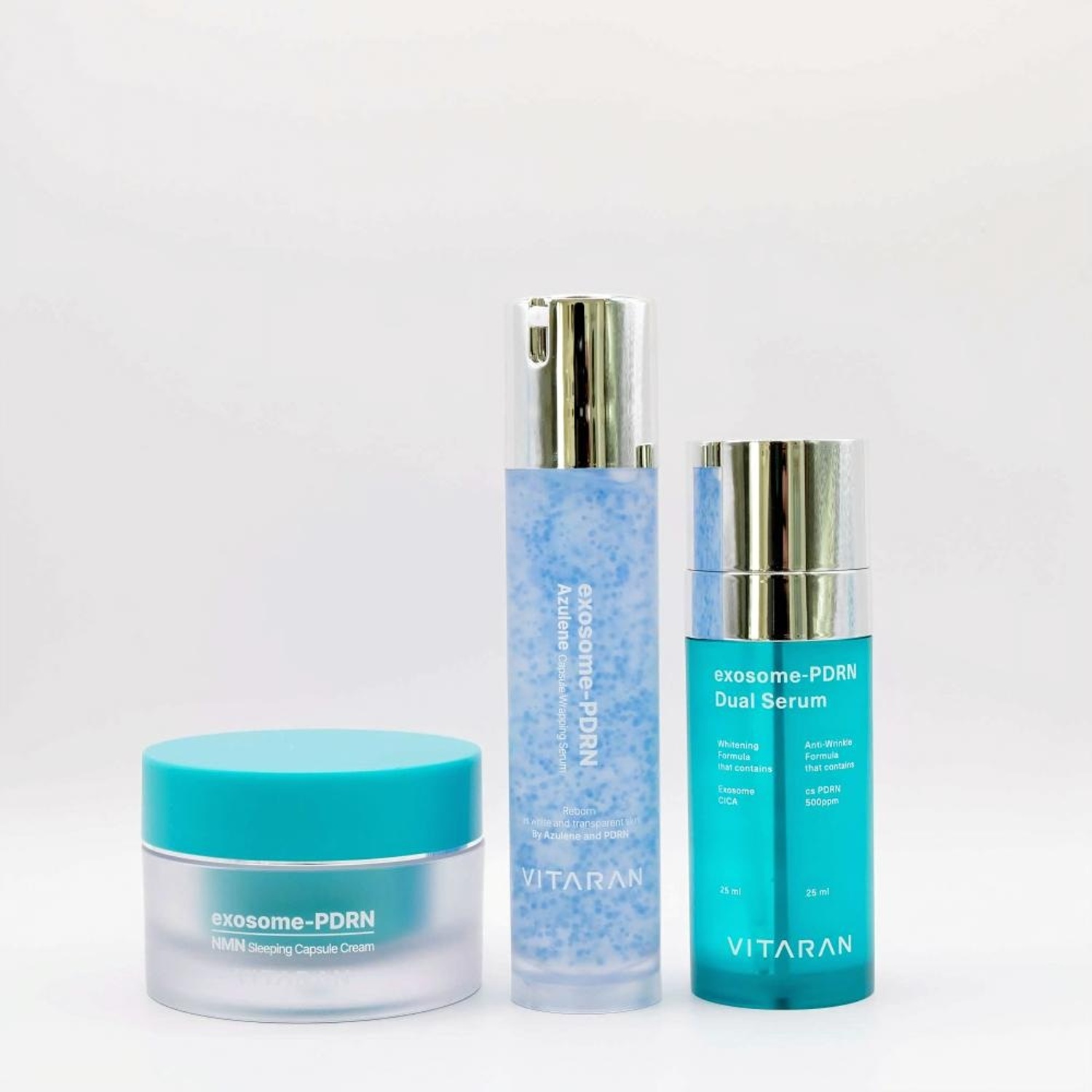 Двойная сыворотка с экзосомами и ПДРН VITARAN Exosome PDRN Dual Serum