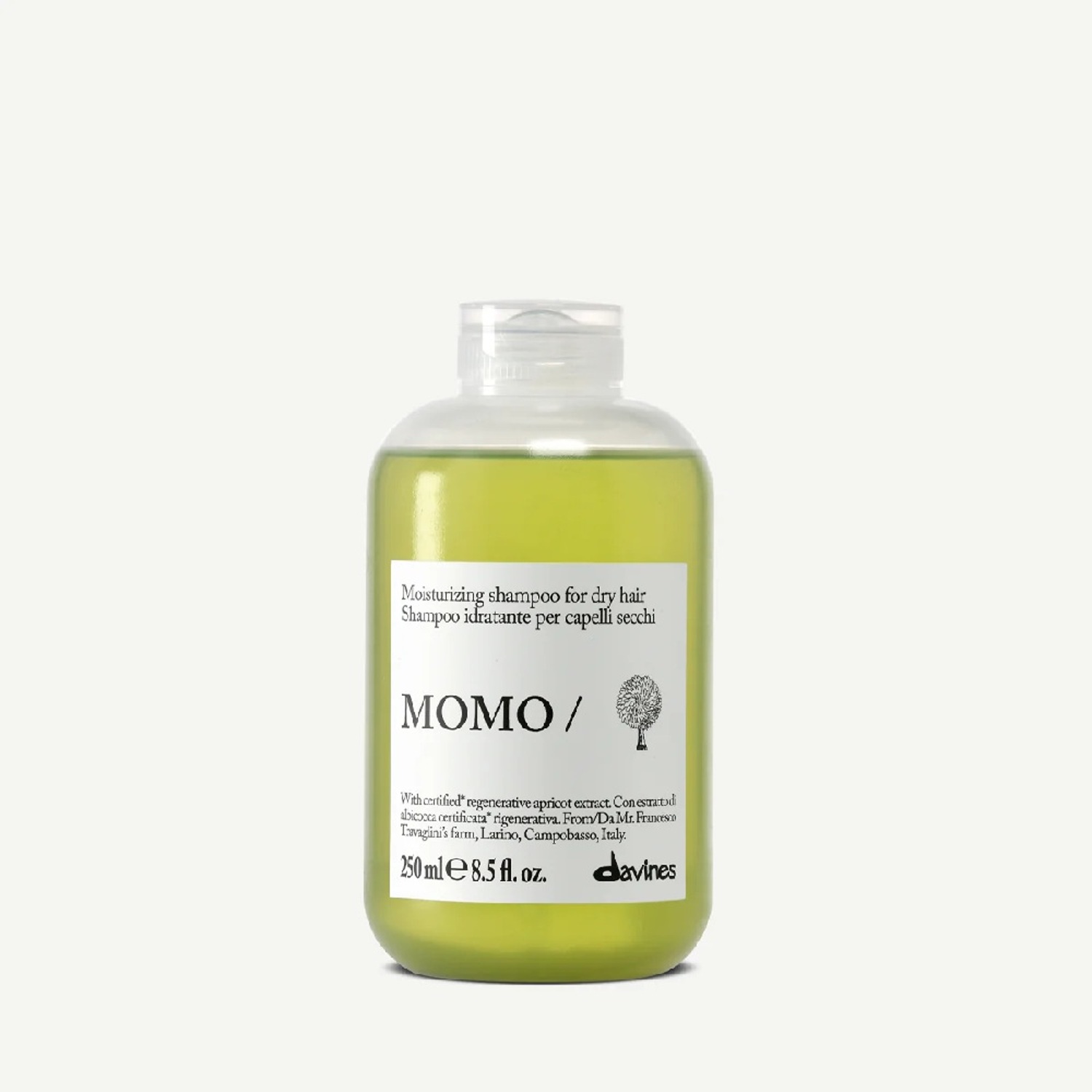 Зволожувальний шампунь для сухого та зневодненого волосся Davines MOMO Shampoo