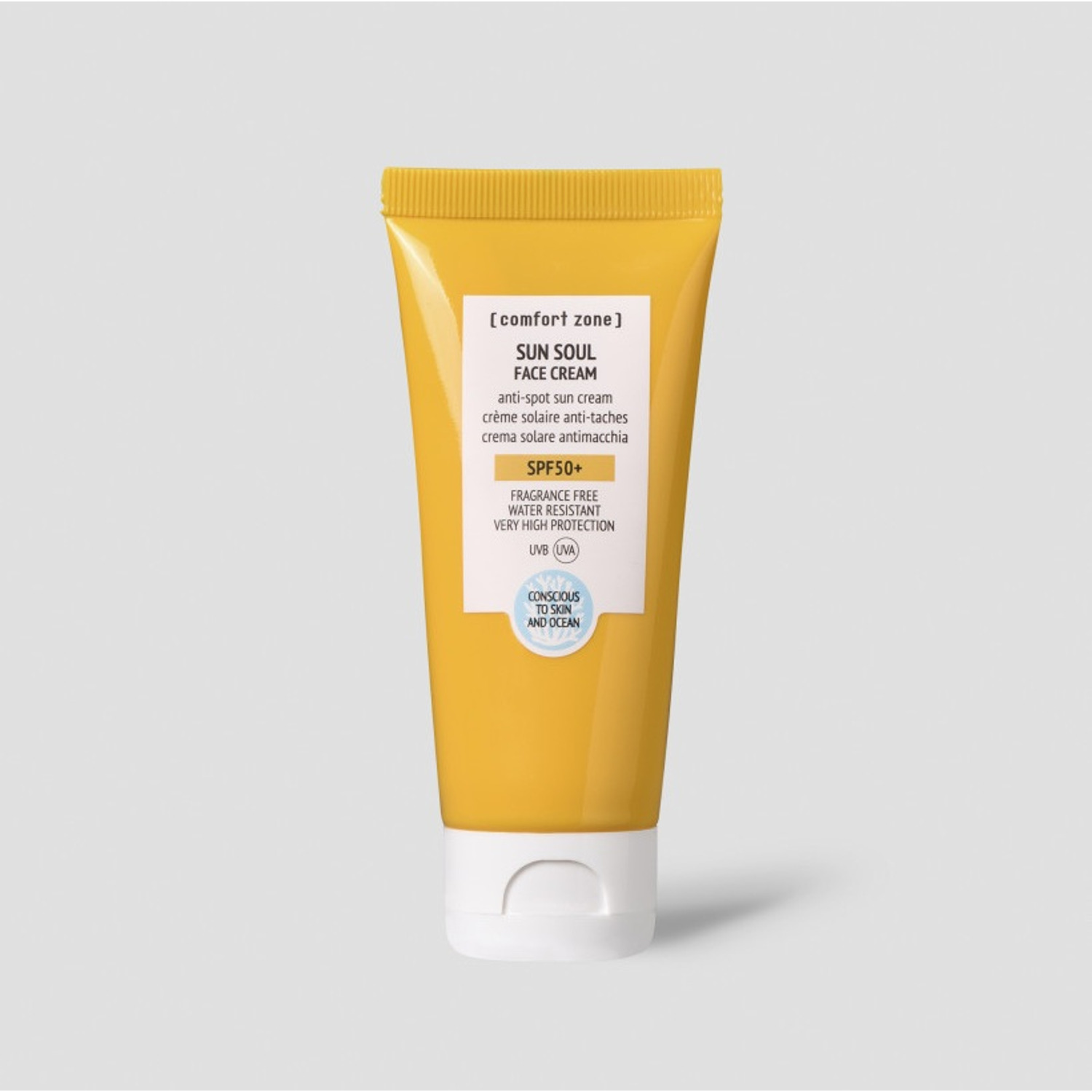 Сонцезахисний крем для обличчя проти пігментації SPF50+ Comfort Zone Sun Soul Face Cream