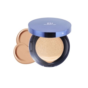 Инновационный тональный кушон со сменным блоком CU SKIN Clean-Up Skinfit Cushionpact SPF 50+/PA+++ No.23