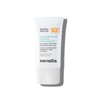 Сонцезахисний крем фотокоректор для проблемної шкіри SPF50+ Sensilis Photocorr [pure age perfection]