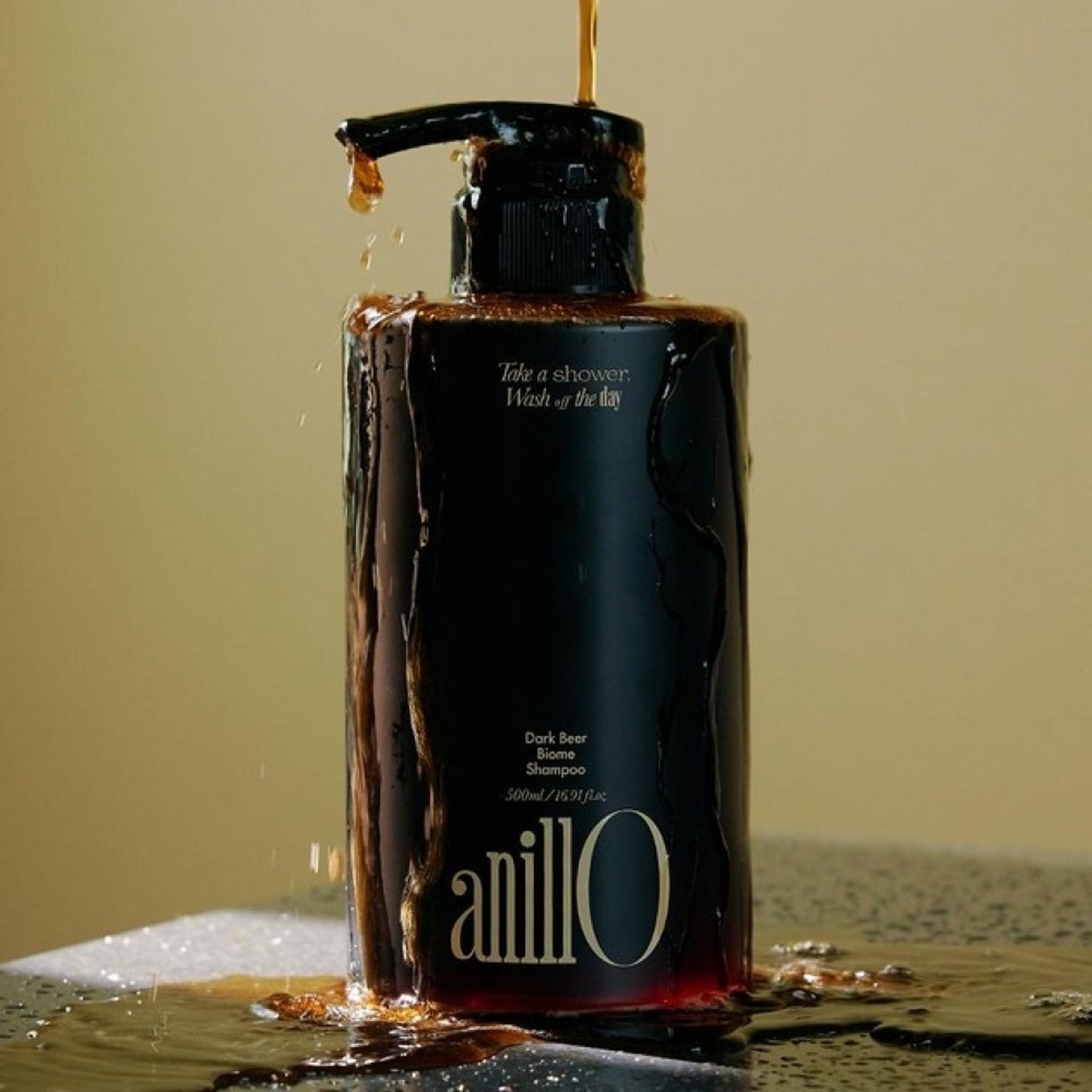 Укрепляющий шампунь от выпадения волос ANILLO Dark Beer Biome