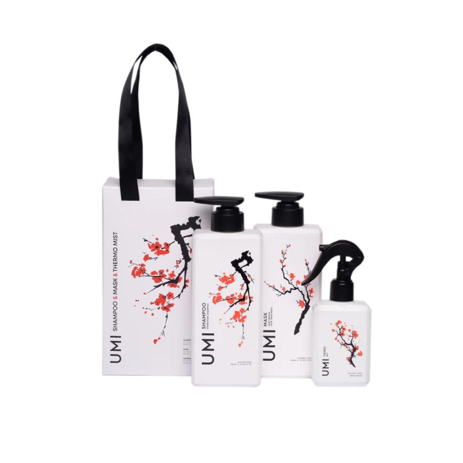 Набір для волосся UMI шампунь, маска та термозахист