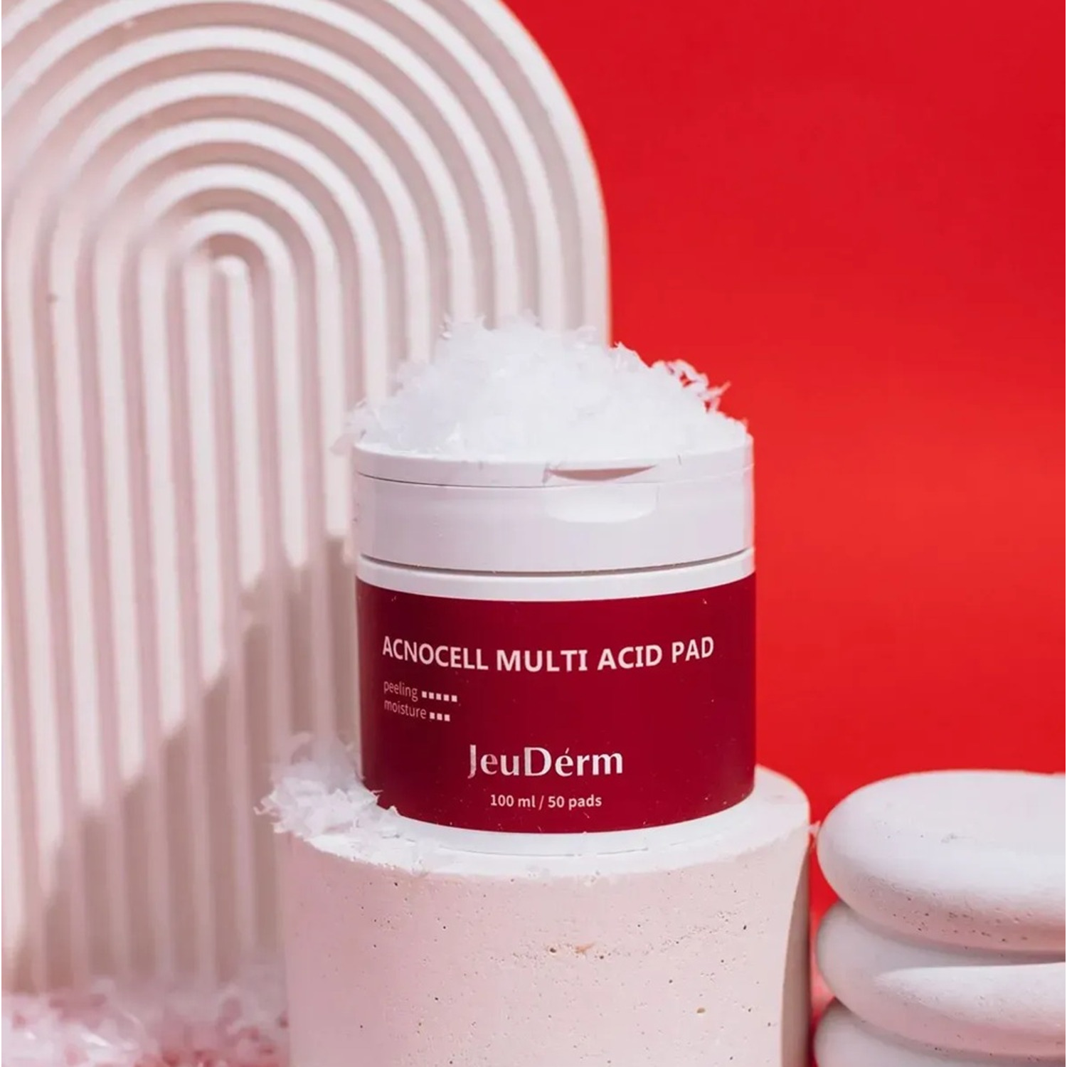 Мульти-кислотные пилинг педы JeuDerm AcnoCell Multi-Acid Pad 50шт