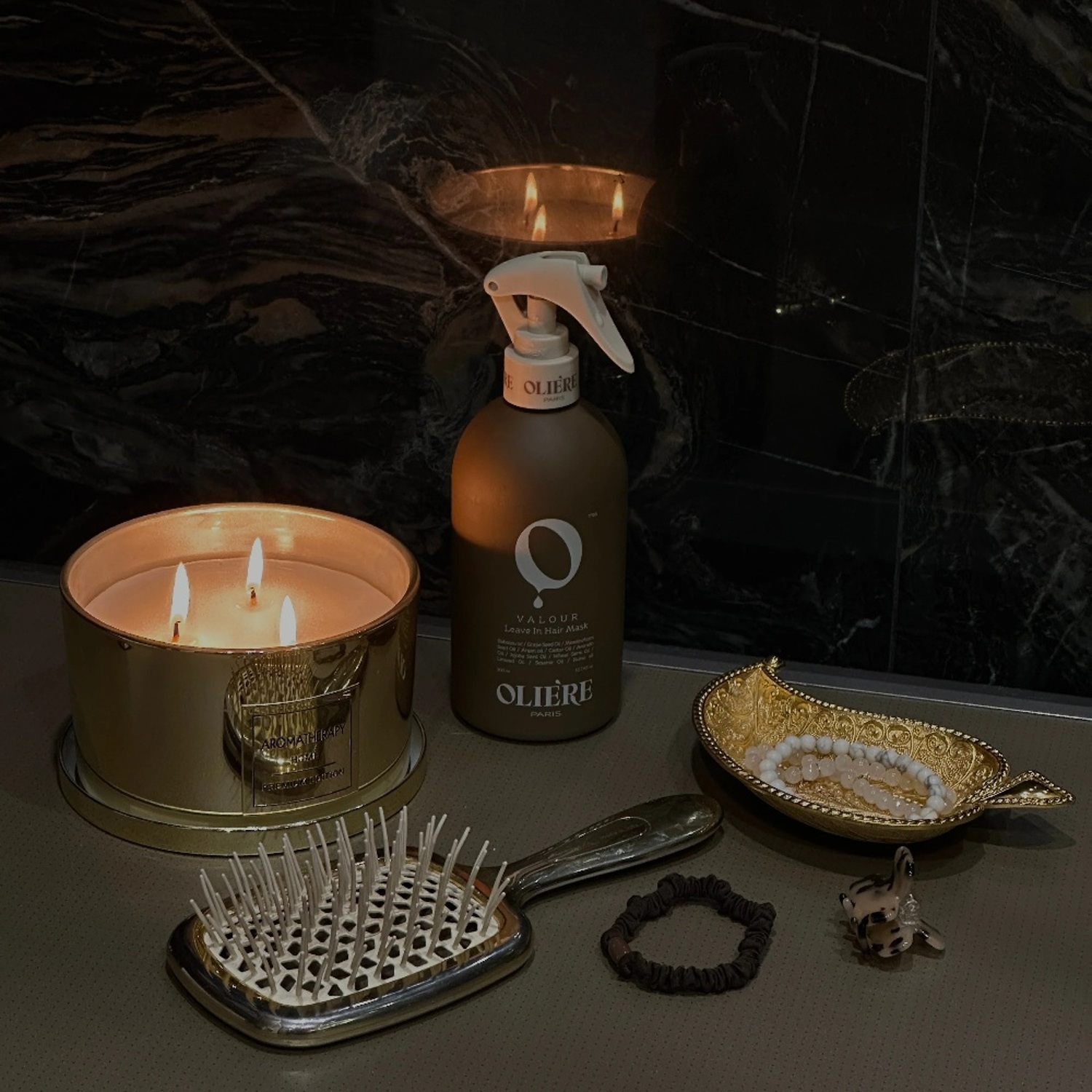 Незмивний термозахисний спрей-маска для реконструкції волосся OLIE'RE PARIS Valour