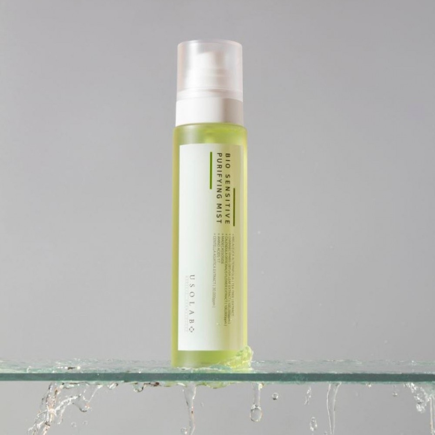 Заспокійливий, протизапальний та антибактеріальний тонер Usolab Bio Sensitive Purifying Mist