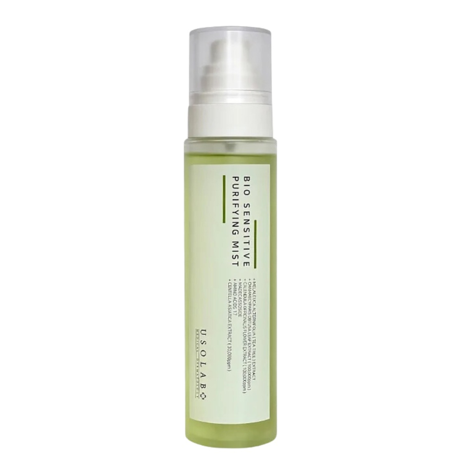 Заспокійливий, протизапальний та антибактеріальний тонер Usolab Bio Sensitive Purifying Mist