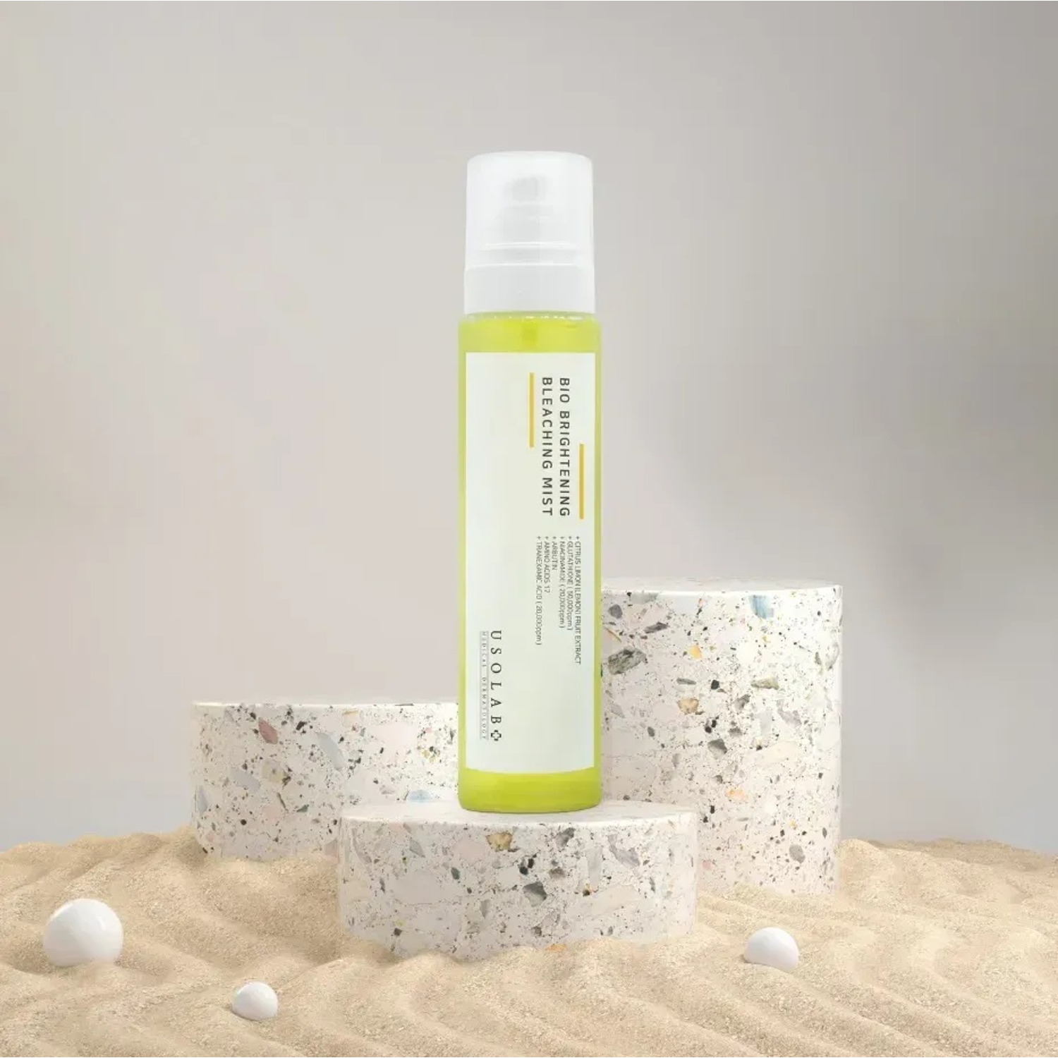 Освітлюючий, омолоджуючий та антиоксидантний тонер Usolab Bio Brightening Bleaching Mist