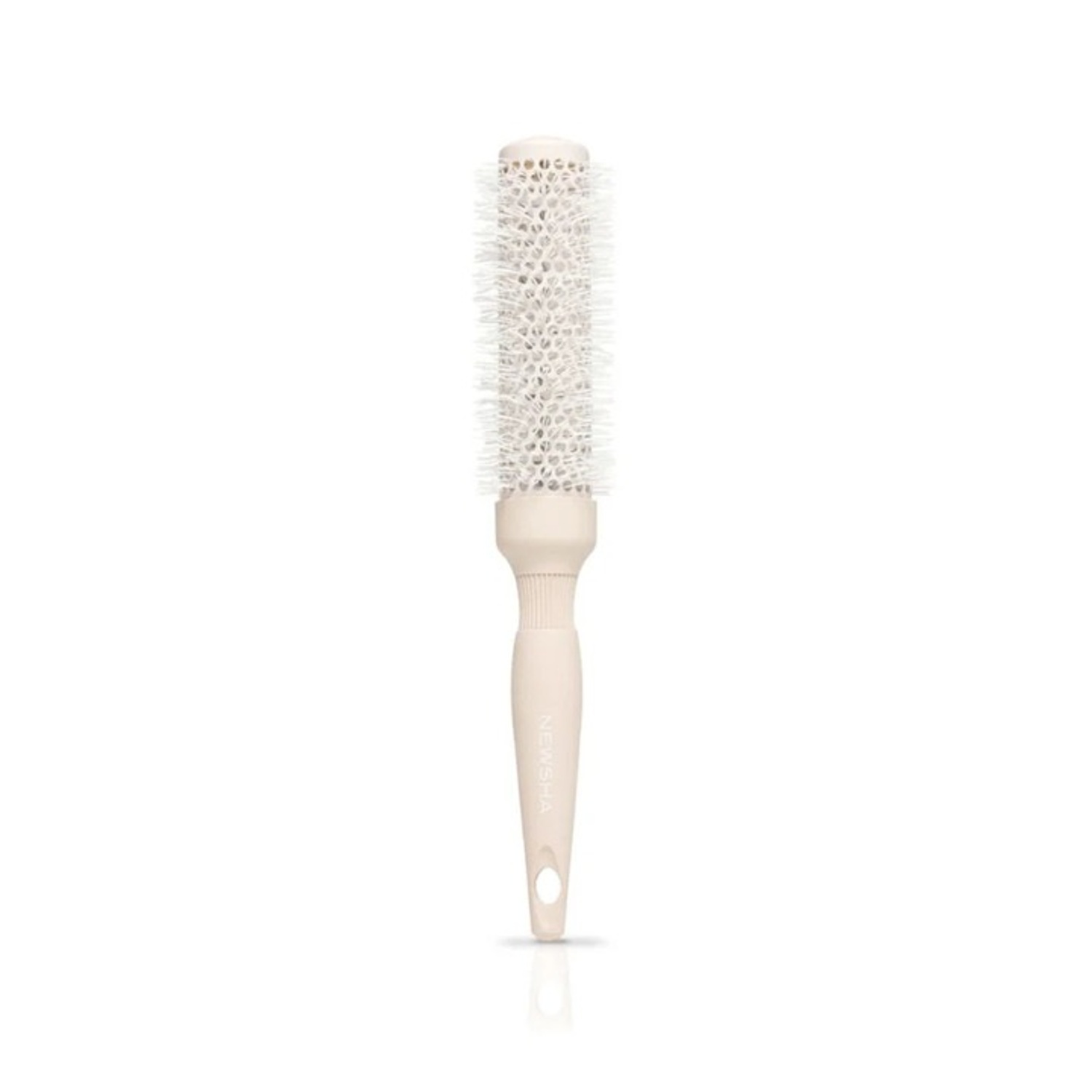 Круглий браш бежевий Newsha Deluxe Round Brush Extralong 33 мм